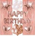 29 Pcs Rose Gold Birthday Party Decorations by WEIKA