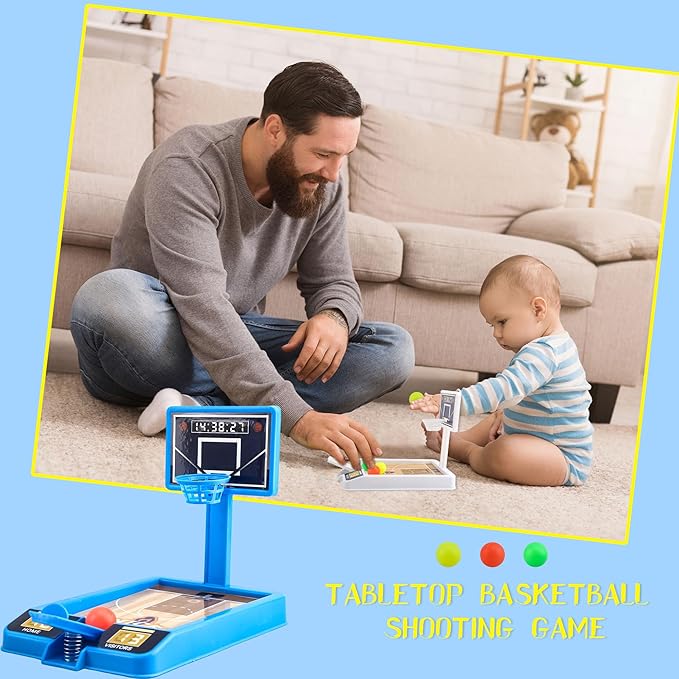 12 Pack Mini Basketball Game Toys Tabletop Basketball Game Desktop Basketball - Image 5