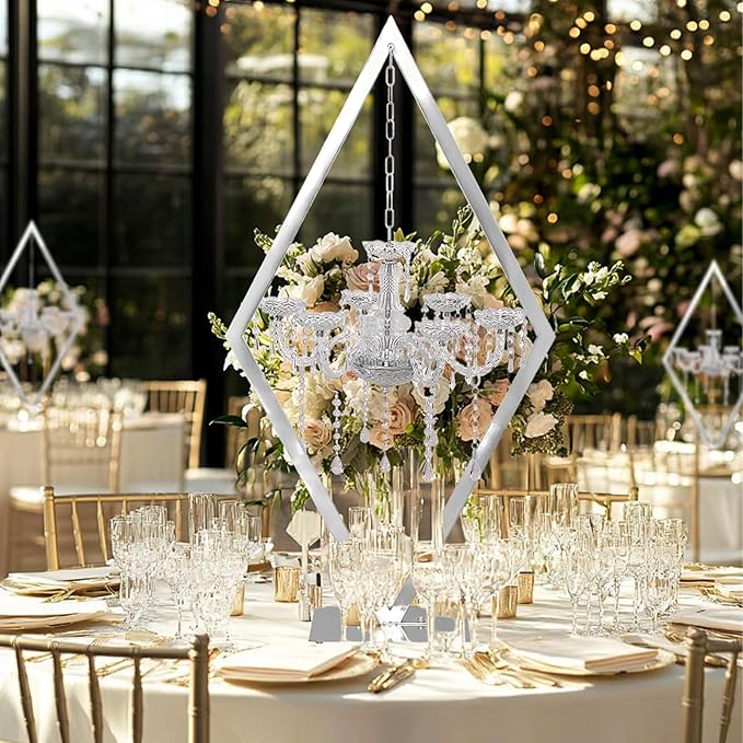 European Wedding Romantic Candlestick 45 "Table top Candlestick Metal - Image 3