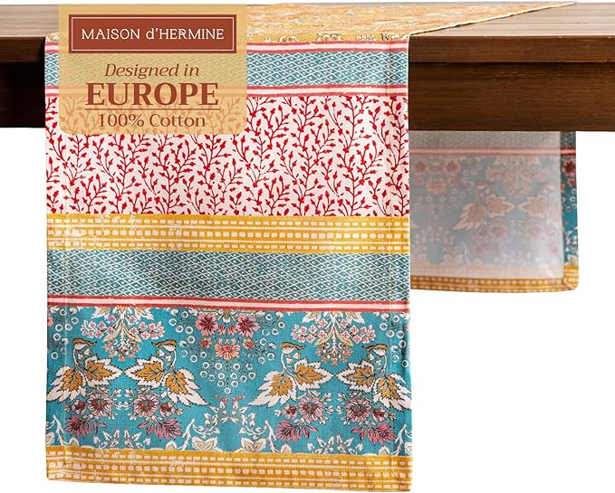 Maison d' Hermine Table runner 100% Cotton Single Layer Table Runners 108 by MaisondHermine