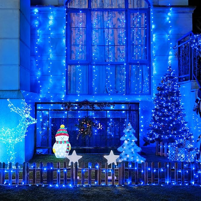 JMEXSUSS 300LED Christmas Curtain Lights - Image 3