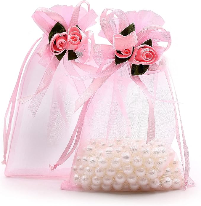 SumDirect Rose Organza Gift Bags by SumDirect