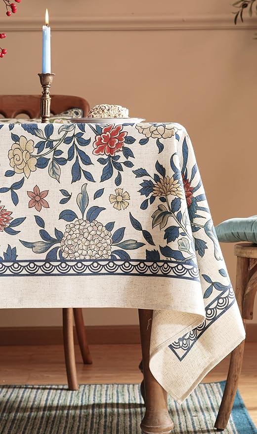 patdrea Designer Blue Tablecloth - Image 9