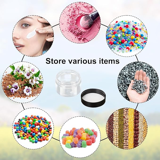 96 Packs 3.5 OZ Transparent Plastic Jars - Image 6