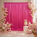 10x10ft Thick Hot Pink Glitter Backdrop Curtain Panels by Outpain