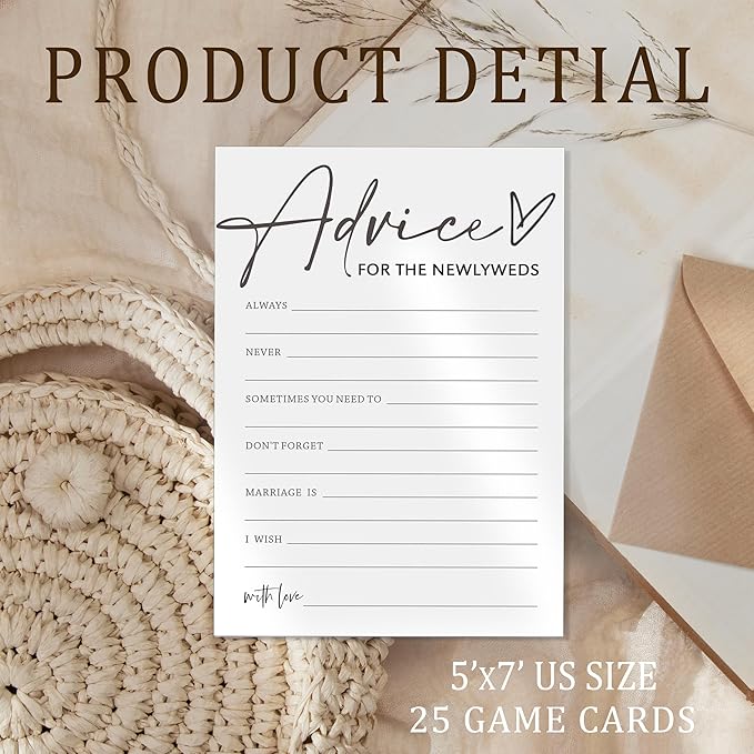 Wedding Advice Cards - Image 2
