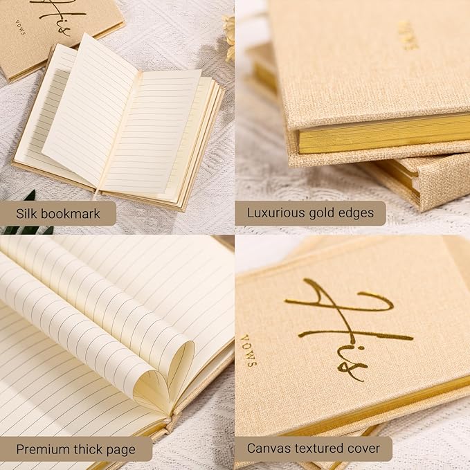 Wedding Vow Books His and Hers - Image 5