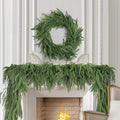 4 Pack Christmas Norfolk Pine Garlands 6FT, Real Touch Artificial Greenery by GeegoodsLLC