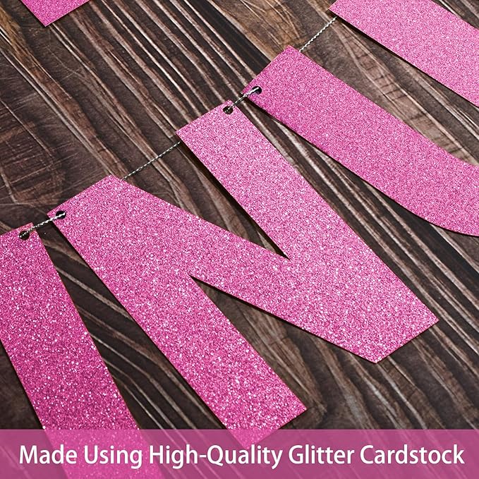 TaoBary 112 Pcs DIY Letter Custom Banner Glitter Customizable Banner Kit - Image 4