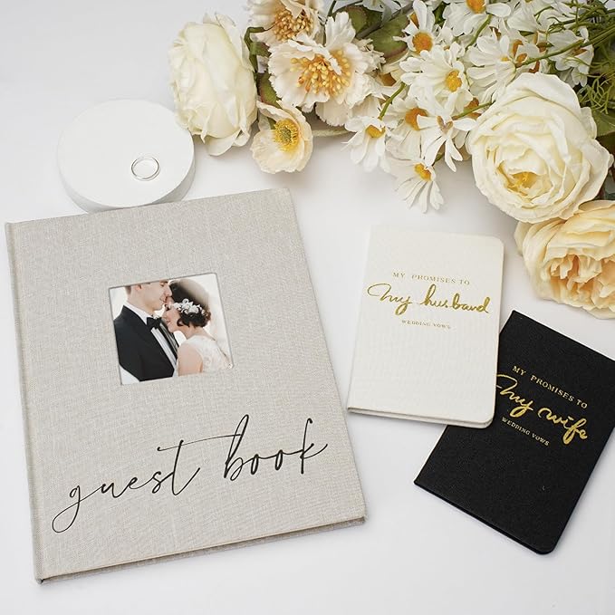 Vienrose Wedding Guest Book Set - Image 7