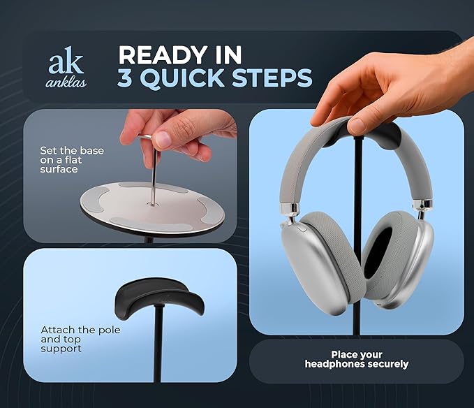 Headphone Stand for Desk – Premium & Minimalist Headset Holder - Image 5