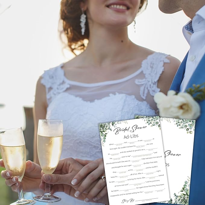 Eucalyptus Bridal Shower Game Cards - Image 5