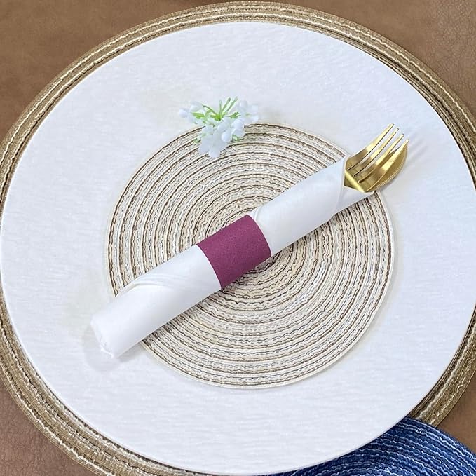 Germiwipe Paper Napkin Bands Box of 500, Napkin Rings Self Adhesive - Image 2