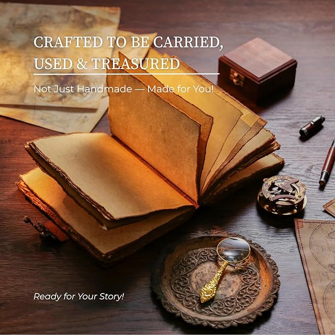 NomadCraftsCo. Vintage Leather Journal - Image 6