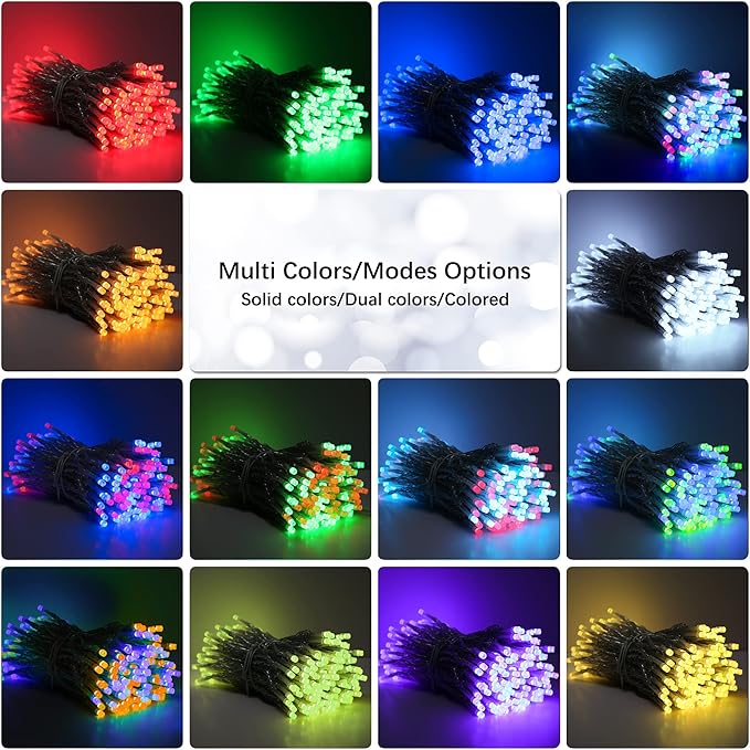 BrizLabs RGB String Lights, Color Changing Orange Purple Halloween Lights - Image 7