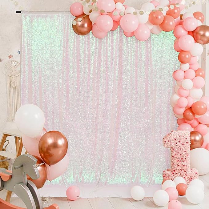 PartyDelight Sequin Backdrop Iridescent 6FTx6FT - Image 4