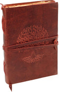 LUXEORIA Tree Of Life Leather Journal by Luxeoria