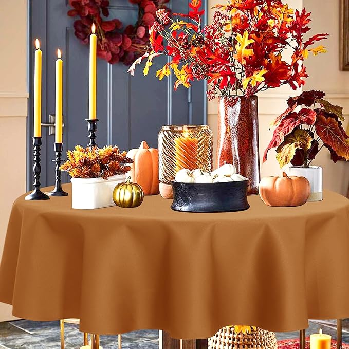 sancua Round Tablecloth 70 Inch - Image 2