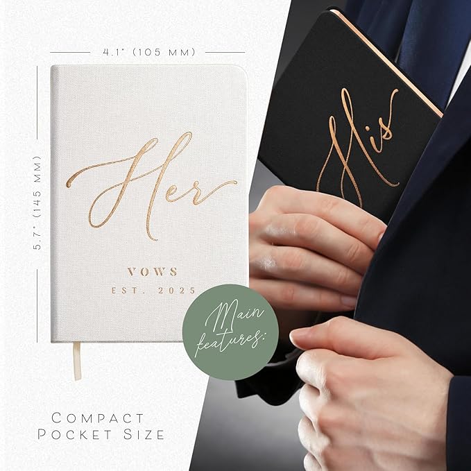 Personalized 2025 Vow Books His & Hers - Image 6