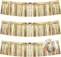 BEISHIDA 3 Packs Metallic Foil Fringe Garland Champagne Wall Hanging Tinsel by Beishida