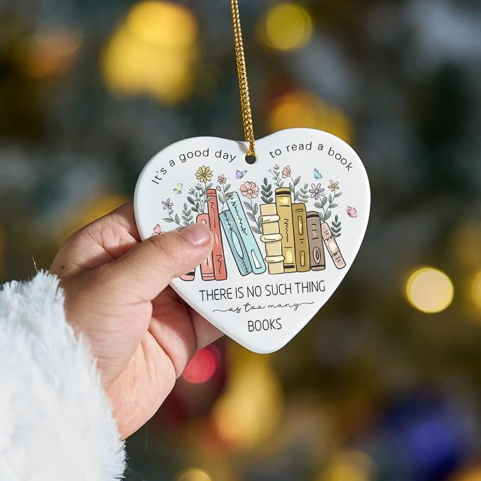 Book Lovers Ornament 2025, Gift - Image 5