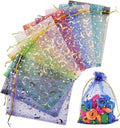 SHRJ 100pcs 10 Colors Organza Sheer Bags by SHRJ