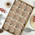 Brown Velvet Christmas Ornaments by Leetous