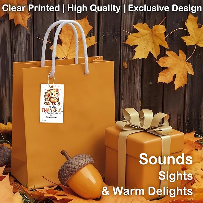 40 PCS Fall Gift Tags Thanksgiving Gift Tags - Image 5