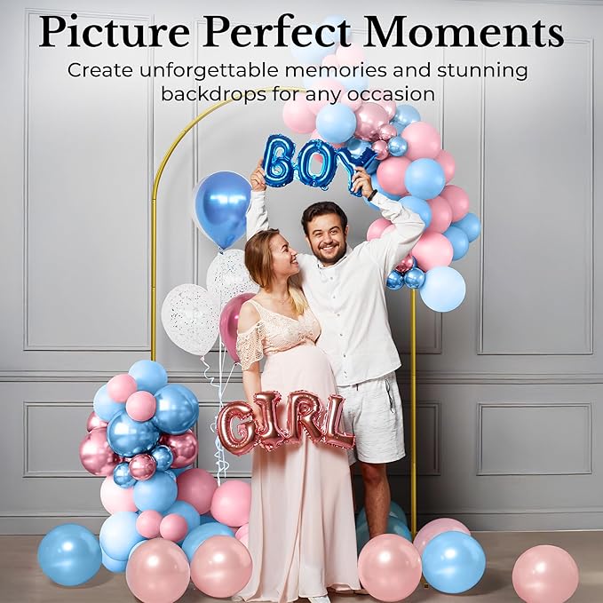 7.2FT Gold Wedding Backdrop Arch Stand - Image 5