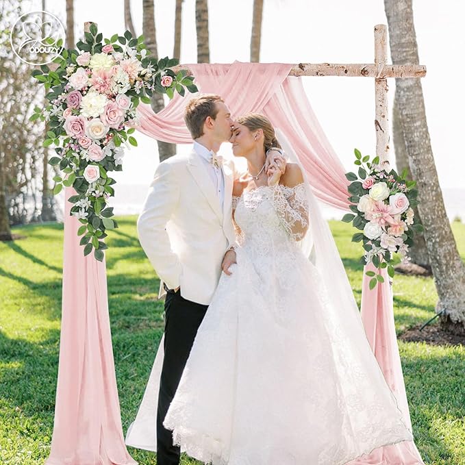 Wedding Arch Flowers Kit, Artificial Flower Arch Decor - Image 7