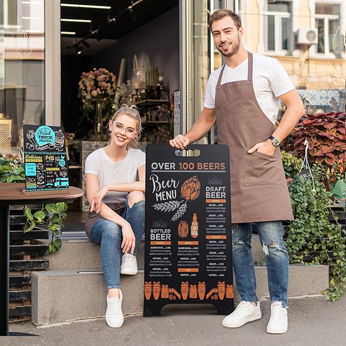16x32 Double-Sided A-Frame Chalkboard Sign - Image 2