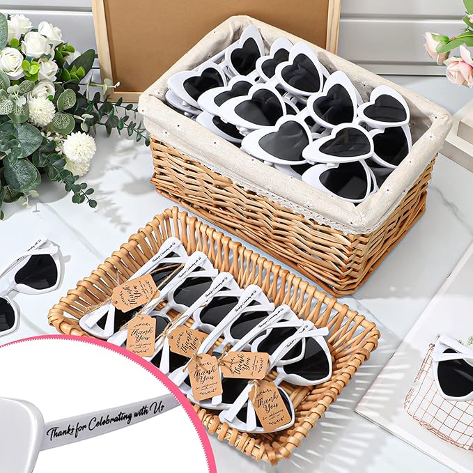Vabean Wedding Heart Sunglasses Bulk Wedding Gifts Bachelorette Bridal Party - Image 5
