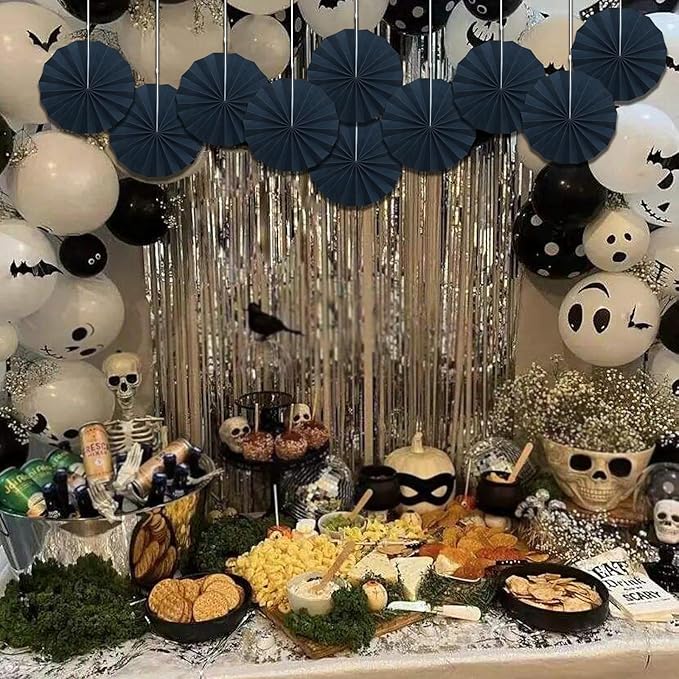 Black Party Decorations, Halloween Decor Events Accessories, Anniversary - Image 5