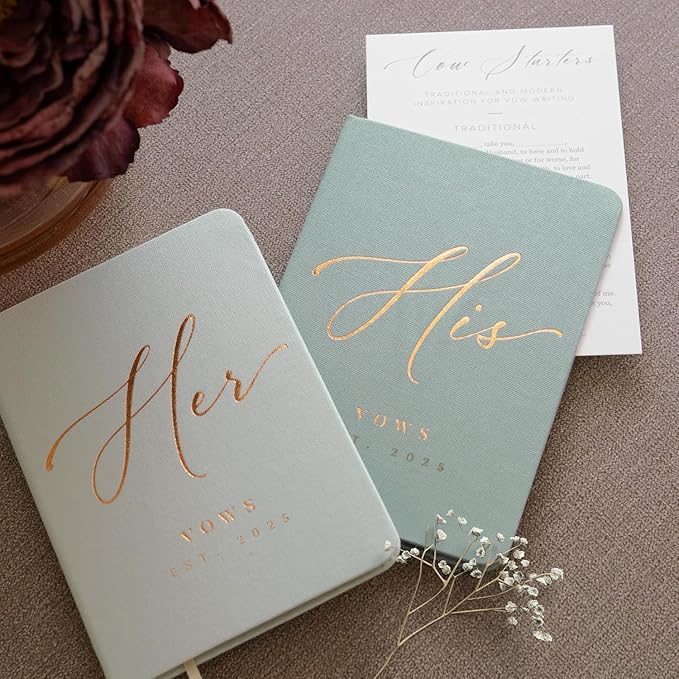 Personalized 2025 Vow Books His & Hers - Image 7