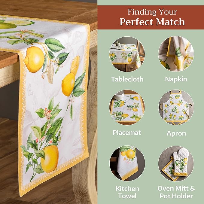 Maison d' Hermine Table runner 100% Cotton Double Layer Table Runners 72 inches - Image 5