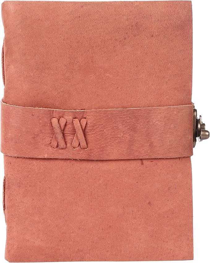 Vintage Leather Journal Handmade Buffalo Non-Refillable Deckle Edge Paper – - Image 4