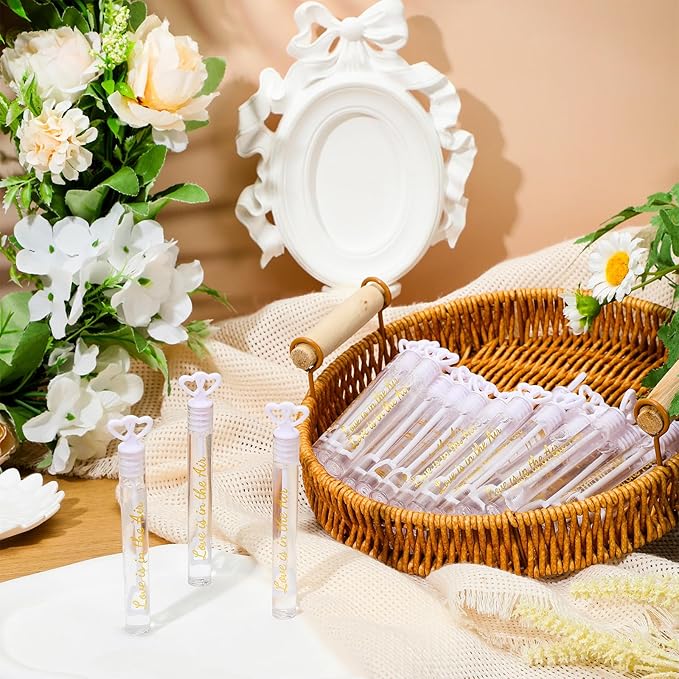 150 Pcs Bubble Wands Bulk for Wedding Party Mini Heart Wand - Image 4