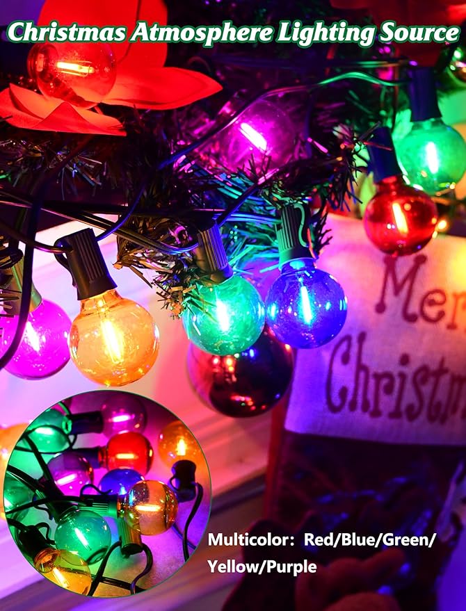 SUNSGNE 25FT LED Globe Christmas Lights - Image 5