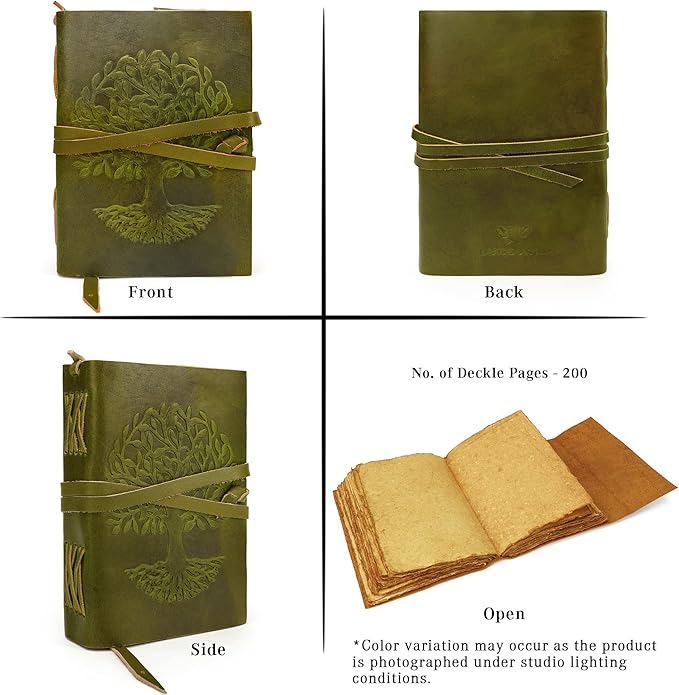 LUXEORIA Tree Of Life Leather Journal - Image 6