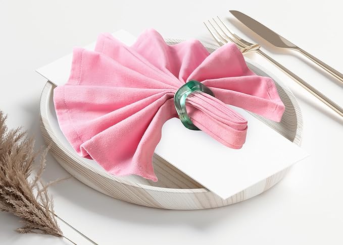 Set of 12 Epoxy Resin Napkin Rings - Image 5