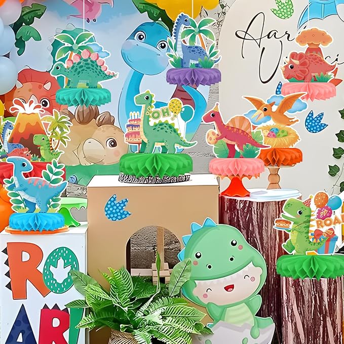 Dinosaur Birthday Party Supplies Kit - Image 7