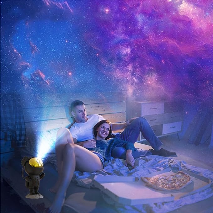 Star Projector Galaxy Night Light, Astronaut Starry Nebula Ceiling LED Lamp - Image 2