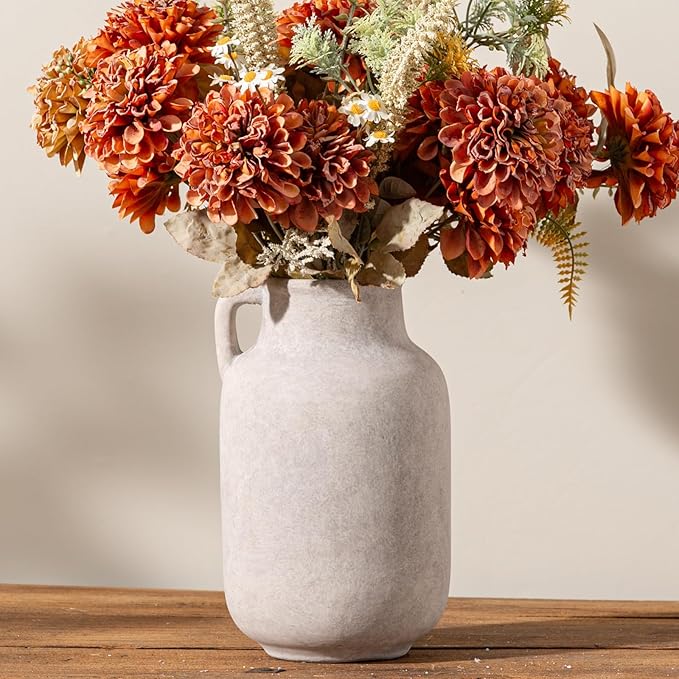 Ceramic Flower Vase Home Decor by VanseliaHome