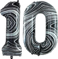 GOER Number 10 Balloons for 10th Birthday Party Decorations, 42 Inch Jumbo Foil by GOER