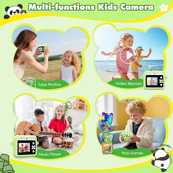 Kids Camera Instant Photo Printing, HD Digital Video Dual Cameras - Image 4