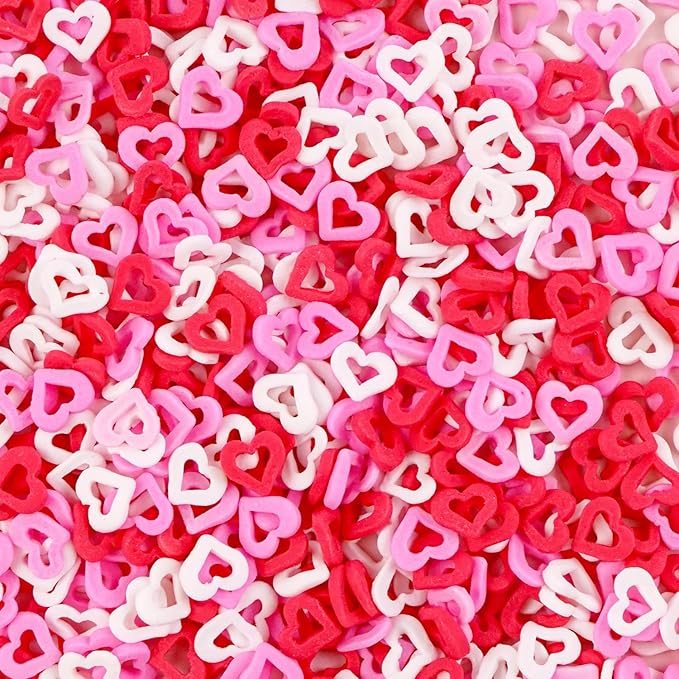 Edible Sweet Heart Sprinkles For Cake Decorating, Love Sugar Mixes 150g/5.29oz - Image 7