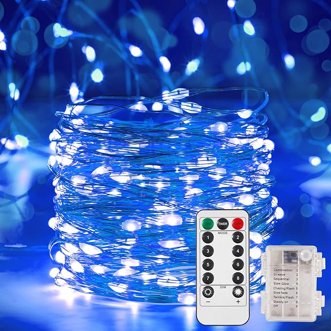 2 Pack 16.4 Ft. Battery Operated Outdoor String Lights - Image 2