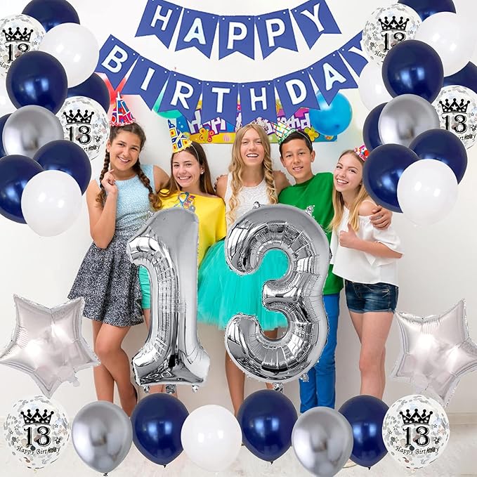 13th Birthday Decorations for Boys Girls, 13th Birthday Party Supplies - Image 3