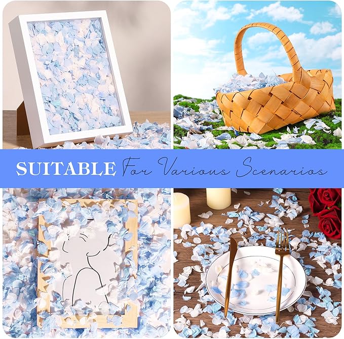 VAIPI 2500 PCS Hydrangea Petals 100% Natural Real Flower Petals - Image 7