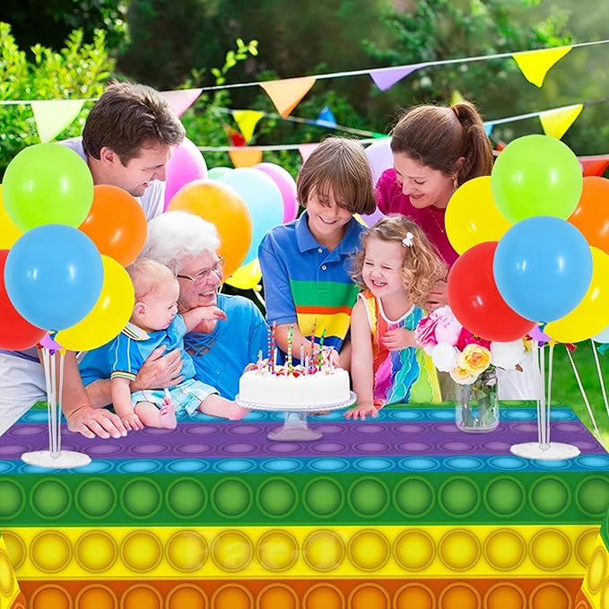 TONIFUL 4 Set Colourful Balloon Centerpieces - Image 5